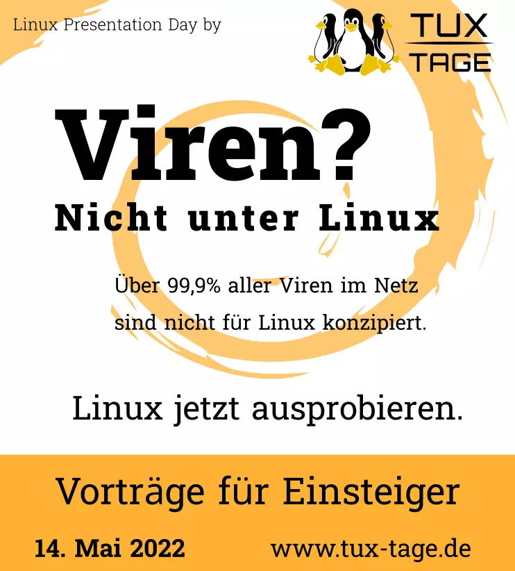 Linux Presentation Day Plakat 